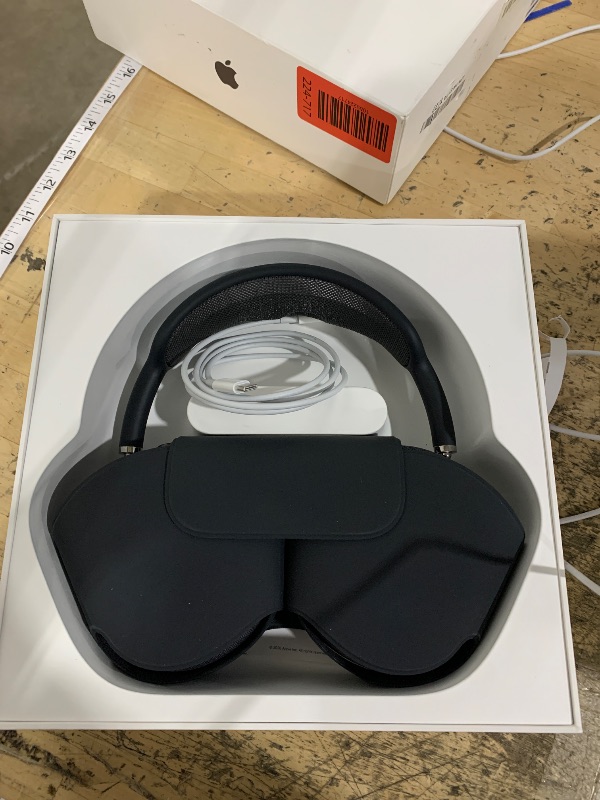 Photo 1 of *See notes* Apple AirPods Max Wireless Over-Ear Headphones, Active Noise Cancelling, Transparency Mode, Personalized Spatial Audio, Dolby Atmos, Bluetooth Headphones for iPhone – Space Gray