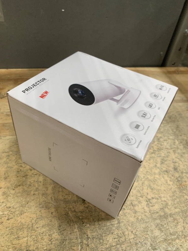 Photo 1 of ?Electric Focus?Mini Portable Projector with 4K Support, Bluetooth 5.4 WIFI6, 5watt Sound Base Speaker, 260 ANSI, Android 11, 210° Rotation , Auto Keystone Correction Video Projector HY300 PLUS
