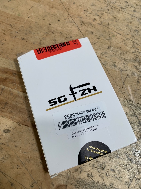 Photo 1 of #4 x 1/4" Wood Screw 100Pcs Truss Head Phillips 18-8 (304) Stainless Steel Fast Self Tapping Screws by SG TZH