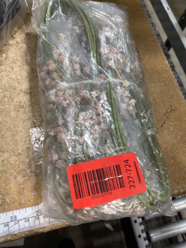 Photo 1 of 10 Pack Baby's Breath Artificial Flowers Bulk 3 Branches Faux Baby Breath Plastic Flowers Fake Gypsophila Flower Arrangement Fake Flowers Bouquet for Wedding Home Decor Fall White Baby Breath