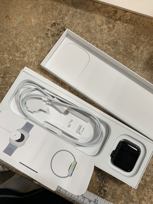 Photo 1 of **Watch is Locked**
Apple Watch SE (2nd Gen) [GPS 40mm] Smartwatch with Midnight Aluminum Case with Midnight Sport Band S/M. Fitness and Sleep Trackers, Crash Detection, Heart Rate Monitor, Retina Display