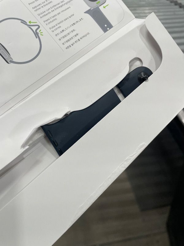 Photo 1 of **Watch is Locked**
Apple Watch SE (2nd Gen) [GPS 40mm] Smartwatch with Midnight Aluminum Case with Midnight Sport Band S/M. Fitness and Sleep Trackers, Crash Detection, Heart Rate Monitor, Retina Display