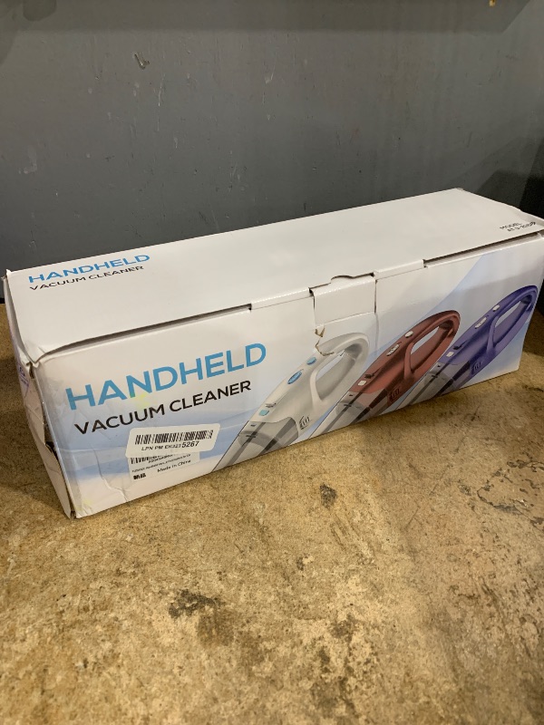 Photo 1 of **LOW SUCTION/ POSSIBLY MISSING PIECES** FUOAYOC Handheld Vacuum Cordless, Hand Vacuum Cordless Rechargeable with LED Light/Multi Accessories,1.6lbs Car Portable Vacuum Cleaner for Pet Hair, Home, Car, Office