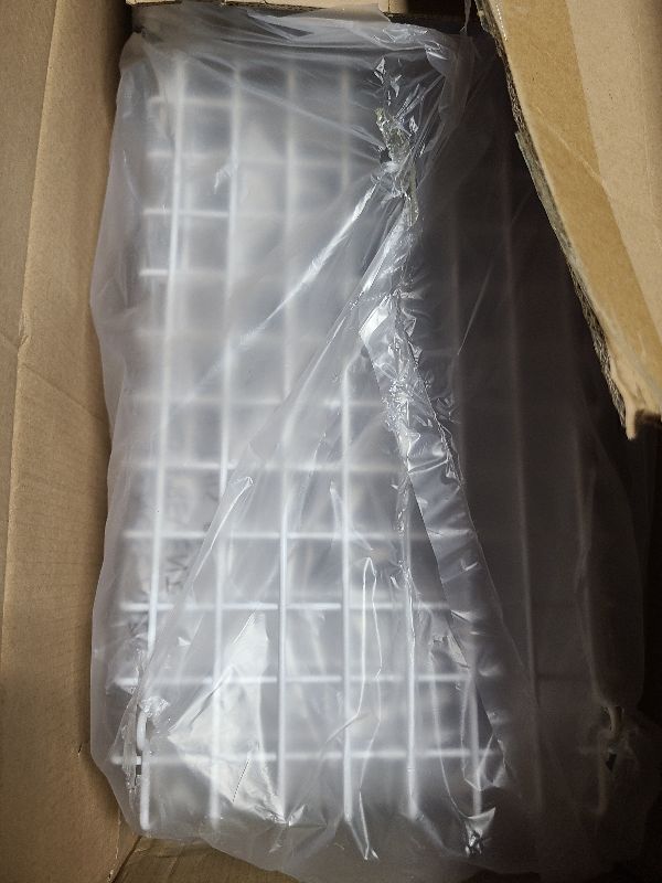 Photo 1 of 4 Pack Stackable Wire Baskets with Handles for Pantry Organizers and Storage, Fruit and Vegetable wire storage baskets, Potato and Onion Storage Bin, Metal Baskets for Organizing Snacks, Cans (White)