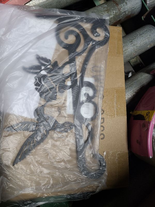 Photo 1 of 1-Pack 10 Inch Aesthetic Plant Hangers Outdoor – Metal Hanging Plant Bracket with Beautiful Hummingbird Pattern – Heavy Duty Plant Hooks for Hanging Plants, Bird Feeder, Wind Chime, Lantern