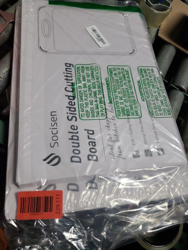 Photo 1 of 2 Packs Stainless Steel Cutting Board Set, Best Non Toxic Cutting Boards for Kitchen, Double Sided Metal Chopping Board for Meat/Fruit/Vegetables, Food Grade Kitchen Set Gift, [16”×11”+18”×12” Inch]