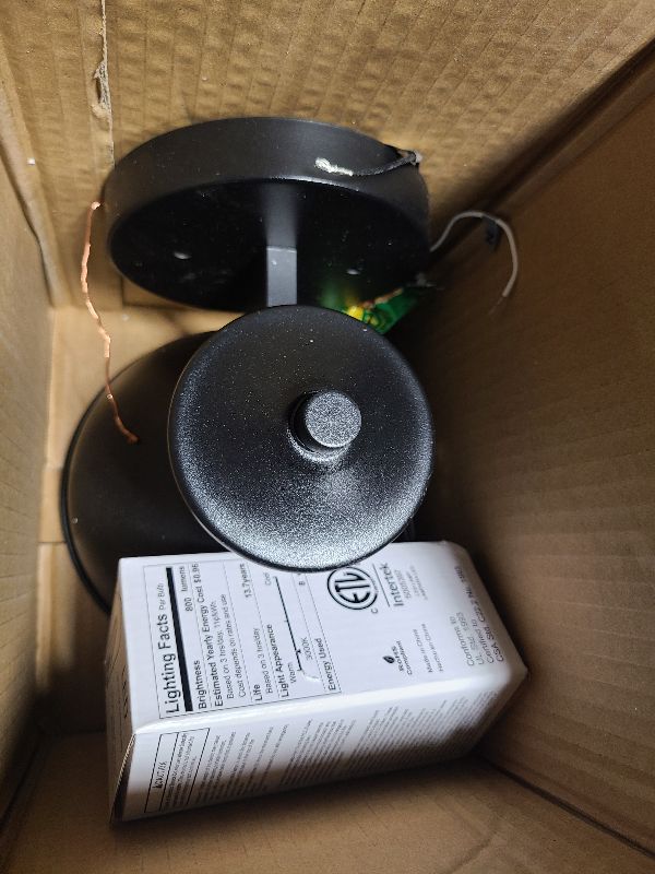 Photo 1 of 1 Pack Outdoor Motion Sensor Light, Anti-rust Waterproof Wall Light Fixtures, Dusk to Dawn Outdoor Lighting, A19 Base Outdoor Lights for Patio Garage Porch Barn House Garden Backyard (Bulb Included)