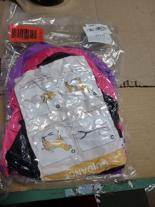 Photo 1 of 3 Pack Avont Washable Female Dog Diaper with Suspender, Reusable Girl Doggie Diapers for Small Medium Large Doggy in Heat Cycle Period Incontinence -L