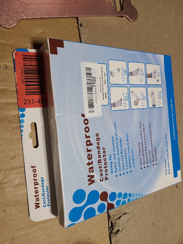 Photo 1 of 100% Waterproof Foot Cast Cover Wound Protector for Shower Bath, Watertight Cast Bag Covers for Broken Surgery Foot, Wound and Burns - Reusable [2025 Upgrade]