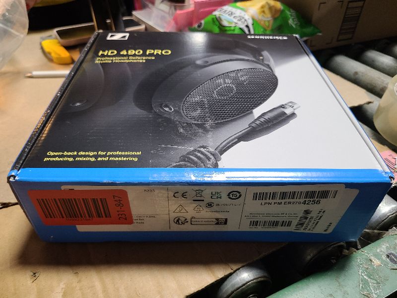 Photo 1 of Sennheiser HD 490 PRO Open-Back Professional Headphone