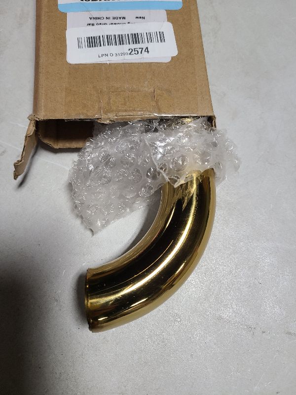 Photo 1 of 20 Inch Anti Slip Shower Grab Gold, Munzong Bathroom Grab Bar, Knurled Bathroom Balance Bar,Safety Hand Rail Support Handicap Elderly Injury Senior Assist Bath Handle