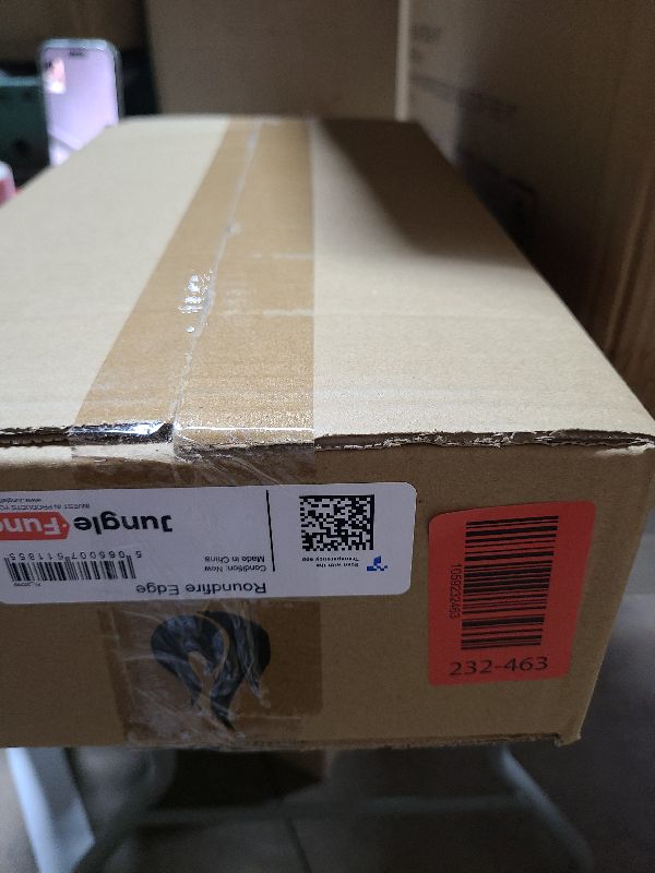 Photo 1 of 28-inch Table Top Propane Fire Pit, 40,000 BTU Tabletop Firepit for Patio, Outdoor Portable Rectangular Fire Bowl w/Wind Glass Shield, Glass Rocks - Carbon Gray