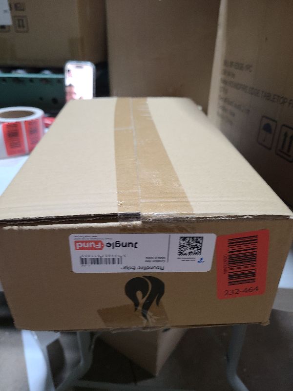 Photo 1 of 28-inch Table Top Propane Fire Pit, 40,000 BTU Tabletop Firepit for Patio, Outdoor Portable Rectangular Fire Bowl w/Wind Glass Shield, Glass Rocks - Carbon Gray