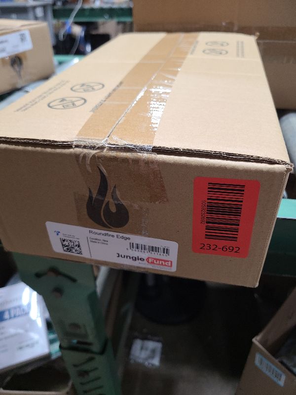 Photo 1 of 28-inch Table Top Propane Fire Pit, 40,000 BTU Tabletop Firepit for Patio, Outdoor Portable Rectangular Fire Bowl w/Wind Glass Shield, Glass Rocks - Carbon Gray