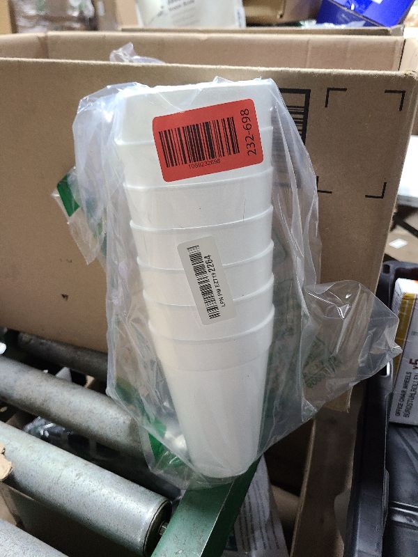 Photo 1 of 20 OZ Foam Cups With Lids for Hot & Cold Drinks, USA-Made 25-Pack. Ideal Styrofoam Coffee Cups, Insulating To-Go Cups for Soda, Tea, Juice - Sturdy, Disposable & comparable to Industry standard 20J20