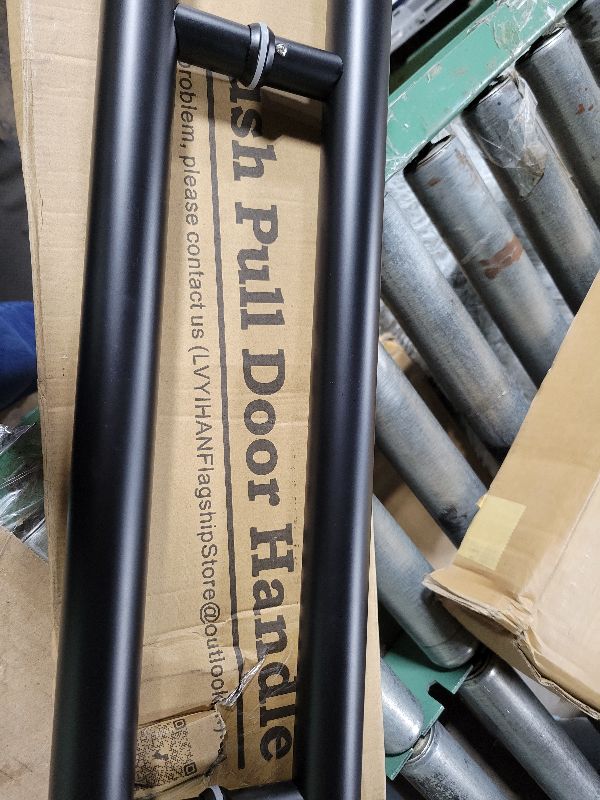 Photo 1 of 12"/24"/36"/48"/59'', Pull Push Long French Door Handle Double Sided, Large Front Exterior Shower Door Pull Handles
