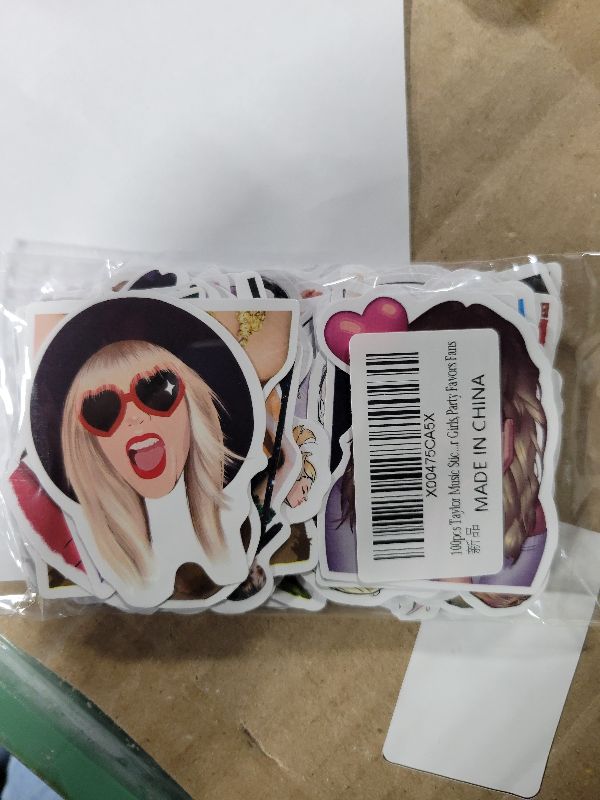 Photo 1 of 100pcs Taylor Swift Sticker for Adult, Singer Stickers for Teen Girl, Music Ablum Waterproof Vinyl Sticker for Water Bottle Laptop Phone Party Favors (TAY100)