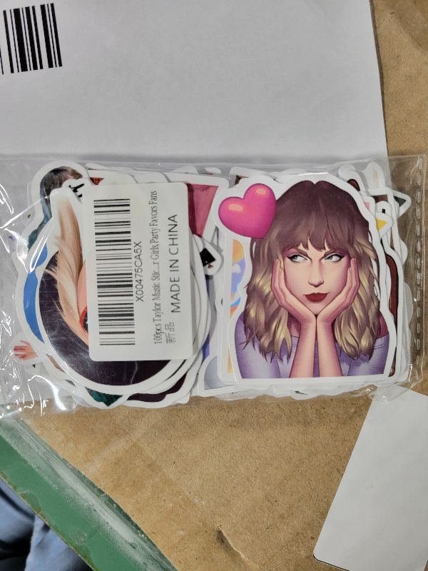 Photo 1 of 100pcs Taylor Swift Sticker for Adult, Singer Stickers for Teen Girl, Music Ablum Waterproof Vinyl Sticker for Water Bottle Laptop Phone Party Favors (TAY100)
