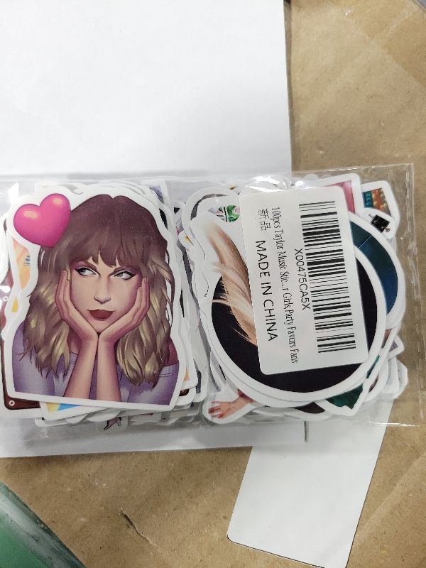 Photo 1 of 100pcs Taylor Swift Sticker for Adult, Singer Stickers for Teen Girl, Music Ablum Waterproof Vinyl Sticker for Water Bottle Laptop Phone Party Favors (TAY100)