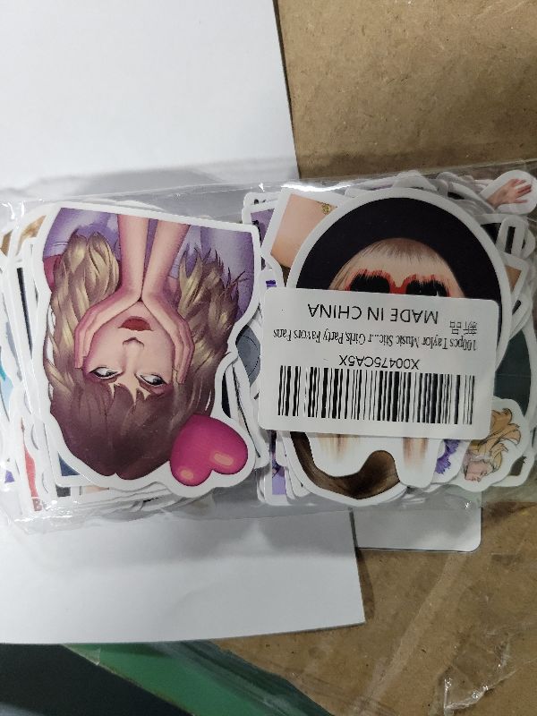 Photo 1 of 100pcs Taylor Swift Sticker for Adult, Singer Stickers for Teen Girl, Music Ablum Waterproof Vinyl Sticker for Water Bottle Laptop Phone Party Favors (TAY100)