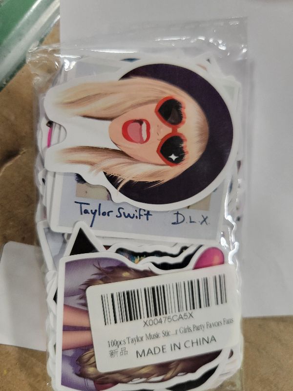 Photo 1 of 100pcs Taylor Swift Sticker for Adult, Singer Stickers for Teen Girl, Music Ablum Waterproof Vinyl Sticker for Water Bottle Laptop Phone Party Favors (TAY100)