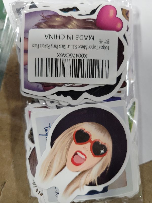 Photo 1 of 100pcs Taylor Swift Sticker for Adult, Singer Stickers for Teen Girl, Music Ablum Waterproof Vinyl Sticker for Water Bottle Laptop Phone Party Favors (TAY100)