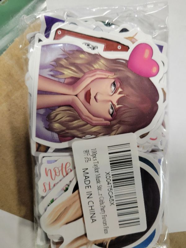 Photo 1 of 100pcs Taylor Swift Sticker for Adult, Singer Stickers for Teen Girl, Music Ablum Waterproof Vinyl Sticker for Water Bottle Laptop Phone Party Favors (TAY100)