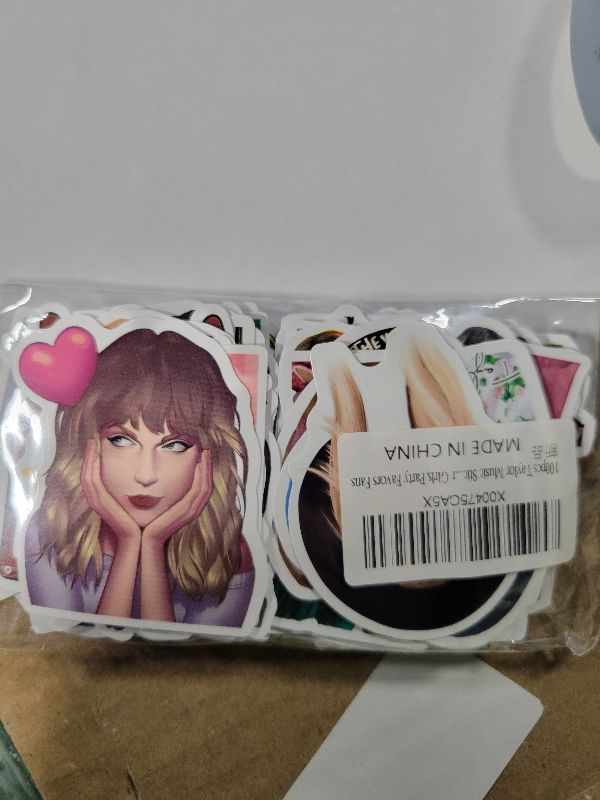 Photo 1 of 100pcs Taylor Swift Sticker for Adult, Singer Stickers for Teen Girl, Music Ablum Waterproof Vinyl Sticker for Water Bottle Laptop Phone Party Favors (TAY100)