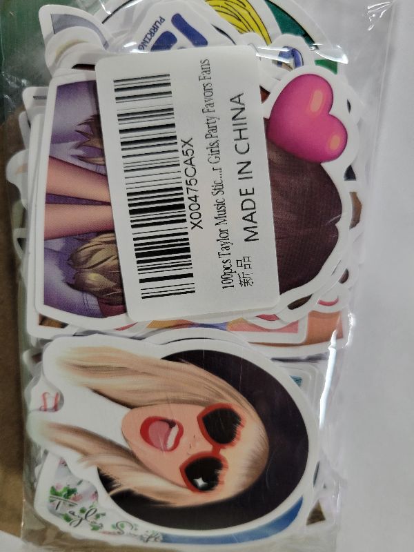 Photo 1 of 100pcs Taylor Swift Sticker for Adult, Singer Stickers for Teen Girl, Music Ablum Waterproof Vinyl Sticker for Water Bottle Laptop Phone Party Favors (TAY100)