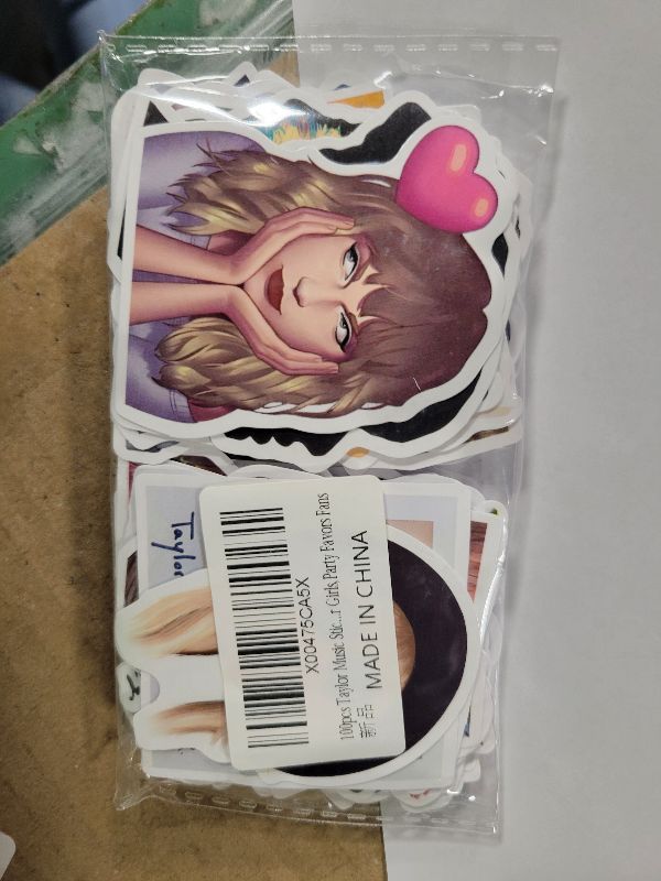 Photo 1 of 100pcs Taylor Swift Sticker for Adult, Singer Stickers for Teen Girl, Music Ablum Waterproof Vinyl Sticker for Water Bottle Laptop Phone Party Favors (TAY100)