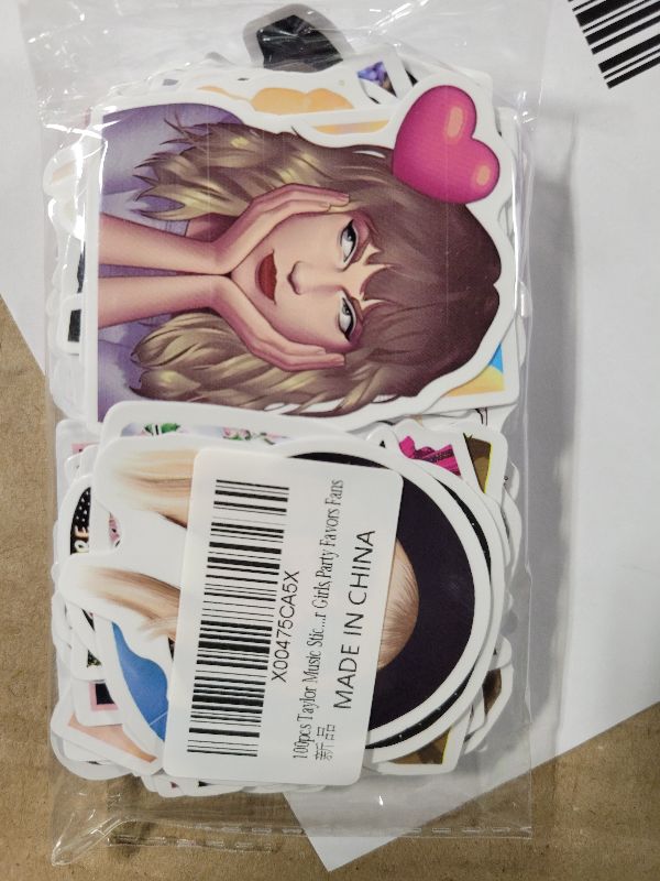 Photo 1 of 100pcs Taylor Swift Sticker for Adult, Singer Stickers for Teen Girl, Music Ablum Waterproof Vinyl Sticker for Water Bottle Laptop Phone Party Favors (TAY100)