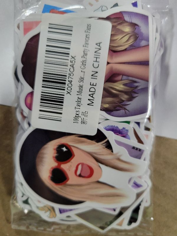 Photo 1 of 100pcs Taylor Swift Sticker for Adult, Singer Stickers for Teen Girl, Music Ablum Waterproof Vinyl Sticker for Water Bottle Laptop Phone Party Favors (TAY100)