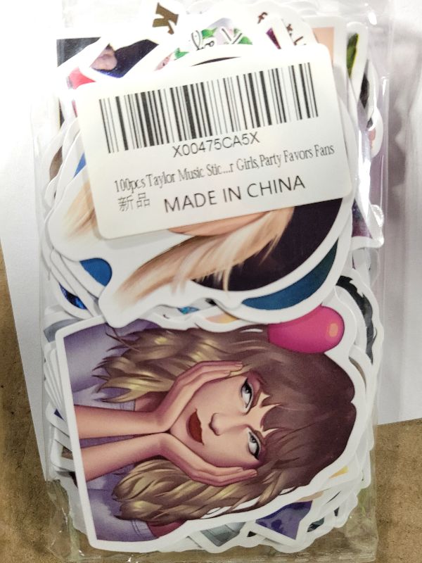 Photo 1 of 100pcs Taylor Swift Sticker for Adult, Singer Stickers for Teen Girl, Music Ablum Waterproof Vinyl Sticker for Water Bottle Laptop Phone Party Favors (TAY100)