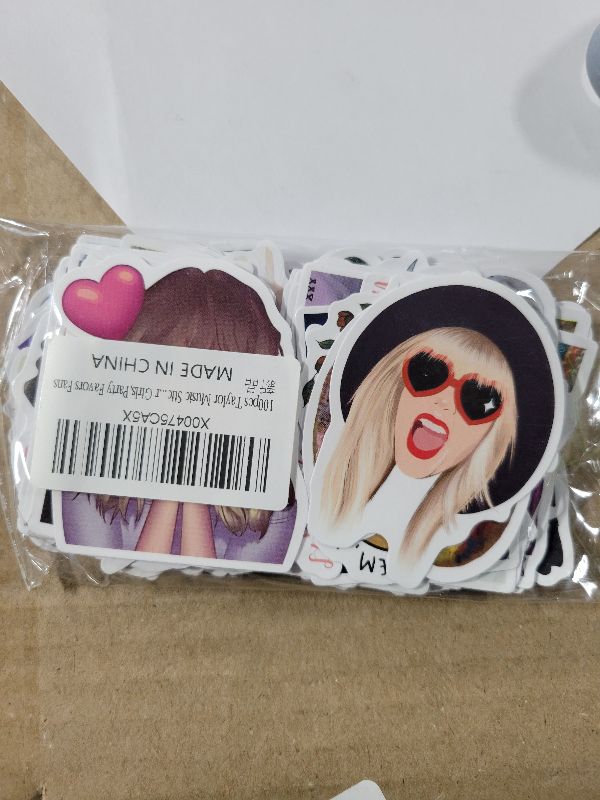Photo 1 of 100pcs Taylor Swift Sticker for Adult, Singer Stickers for Teen Girl, Music Ablum Waterproof Vinyl Sticker for Water Bottle Laptop Phone Party Favors (TAY100)
