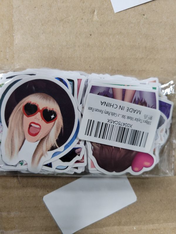 Photo 1 of 100pcs Taylor Swift Sticker for Adult, Singer Stickers for Teen Girl, Music Ablum Waterproof Vinyl Sticker for Water Bottle Laptop Phone Party Favors (TAY100)
