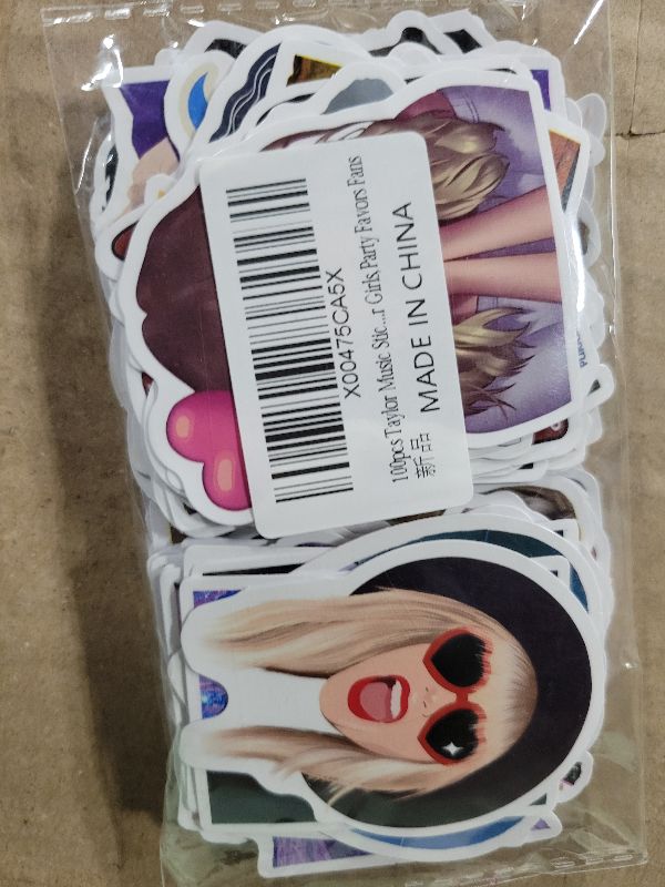 Photo 1 of 100pcs Taylor Swift Sticker for Adult, Singer Stickers for Teen Girl, Music Ablum Waterproof Vinyl Sticker for Water Bottle Laptop Phone Party Favors (TAY100)