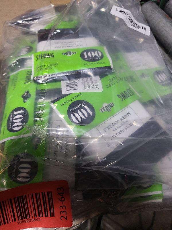 Photo 1 of 2400ct Card Sleeves, Clear Penny Sleeves for Trading Cards, Sports Card Sleeve, Baseball Card Sleeve, Ultra Soft Plastic Card Protector Sleeve for Football, MTG, PKM, Game, Standard Cards