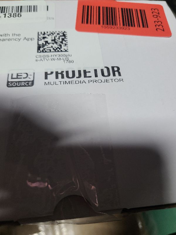 Photo 1 of ?Electric Focus?Magcubic Mini Projector 4K Support, Portable Projector with WiFi 6 and Bluetooth 5.4, Smart Proyector, 5W Soundbase Speaker, 180° Rotation for Home Theater HY300 Ultra