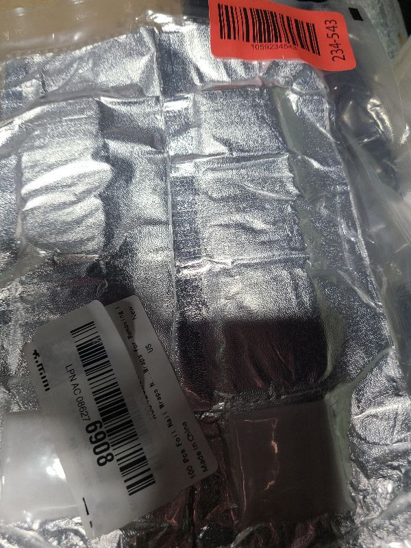 Photo 1 of 100 Pcs Foil Nail Wraps Nail Polish Remover Soak Off Foils Cotton Pads Gel Polish Remover with Pre-attached Lint Free Pad Gel Nail Polish Remover Wraps for Removing Nail Polish