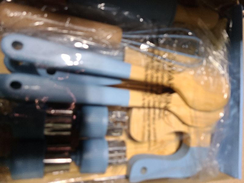 Photo 1 of 29 PCS Wooden Kids Cooking Set, Toddler Montessori Cooking & Baking Kitchen Tools for Real Cooking, 3 Knifes, Real Cutting Board, Apron, Kid Safe Kitchen Utensils for 3+ Year Old Boys Girls Gift