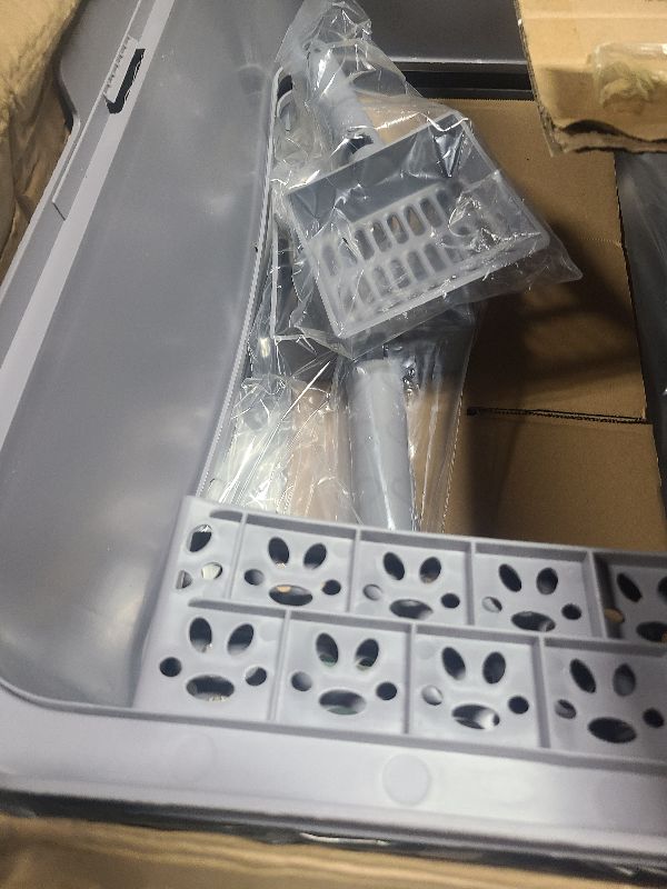 Photo 1 of 2PACK Stainless Steel Litter Box, Metal Litter Boxs with Lid High Sides, XL Extra Large Litter Box for Big Cats, Never Absorbs Odors, Leak-Proof, Stain-Free, Rust-Free, Easy to Clean, Scoop Included