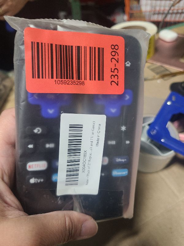 Photo 1 of ?Pack of 2? Replacement Remote for Roku Box,for Roku Express,for Roku Premiere,for Roku Player,for Roku1/2/3/4,(NOT for Stick and TV or Game)