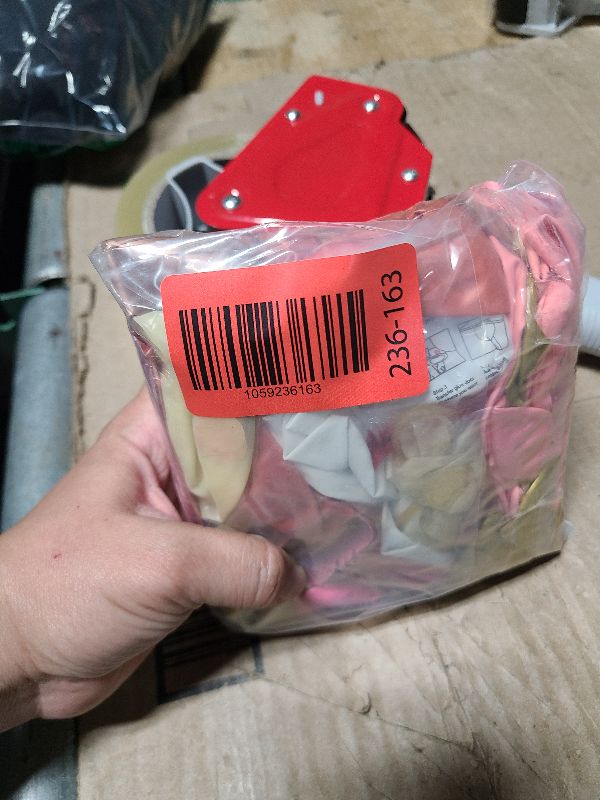 Photo 1 of 154Pcs Rose Gold Balloons Arch Garland Kit, Bachelorette Pink and Gold Confetti Balloons with Star Heart for Women Girls Birthday Wedding Bridal Baby Shower Mother's Day Party Decorations