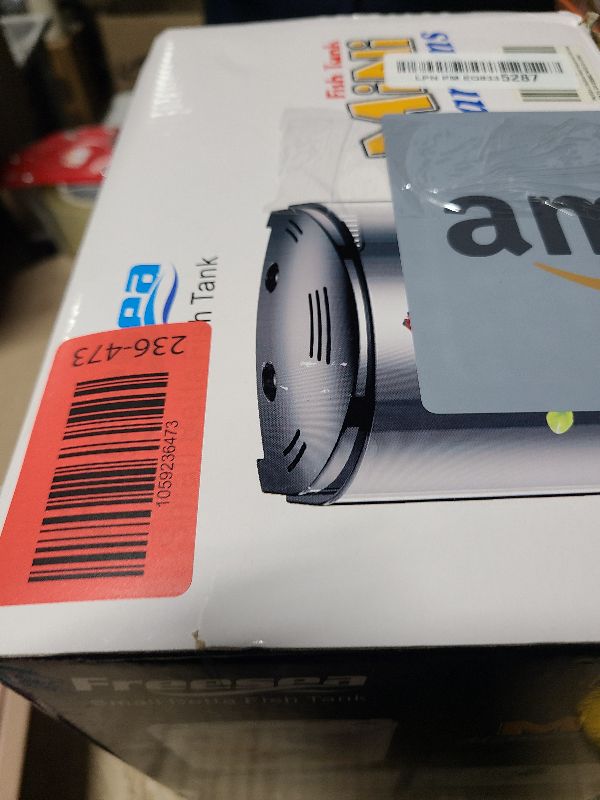 Photo 1 of 1.2Gallon Betta Aquarium Starter Kits Square Fish Tank with LED Light and Filter Pump