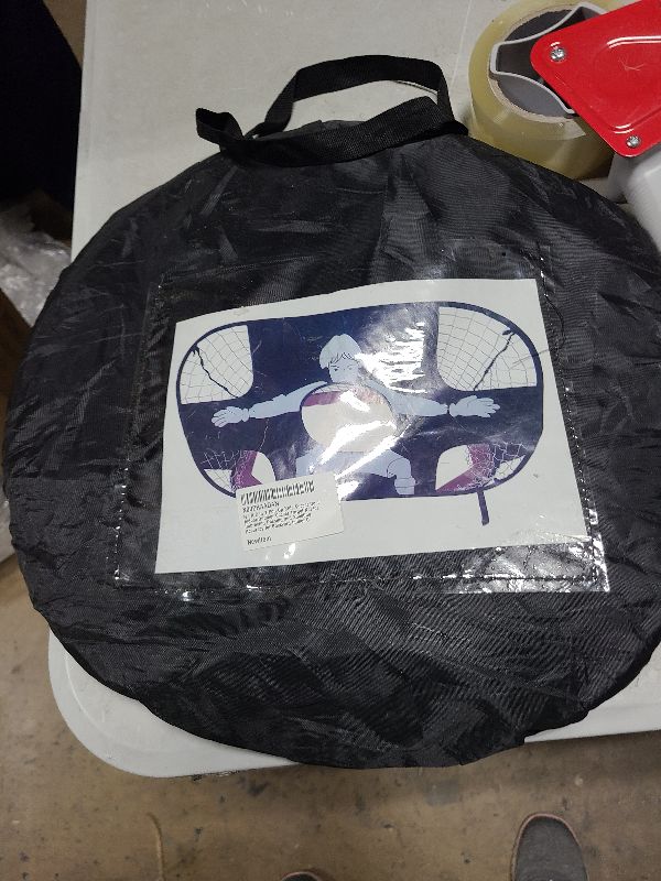 Photo 1 of 2 in 1 Pop Up Kids Soccer Goal, Foldable Portable Football Goal,Children's Soccer Net Target, Indoor Outdoor Sports & Training,Shooting Practice for Backyard Play