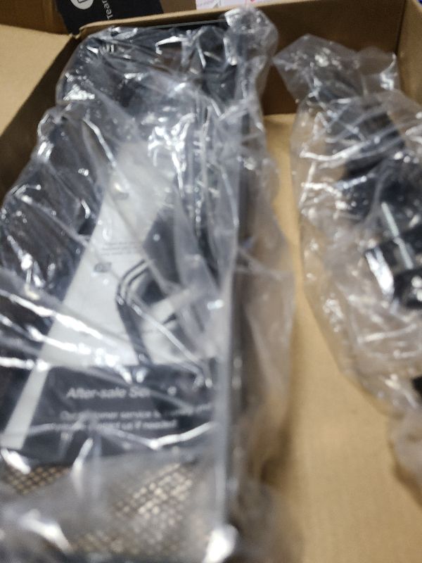 Photo 1 of 1Pack Under Desk Cable Management Box Black, Cinati 26.8" Wire Organizers No Drill, Cord Organization Tray with Clamp for Office, Home - No Damage to Desk