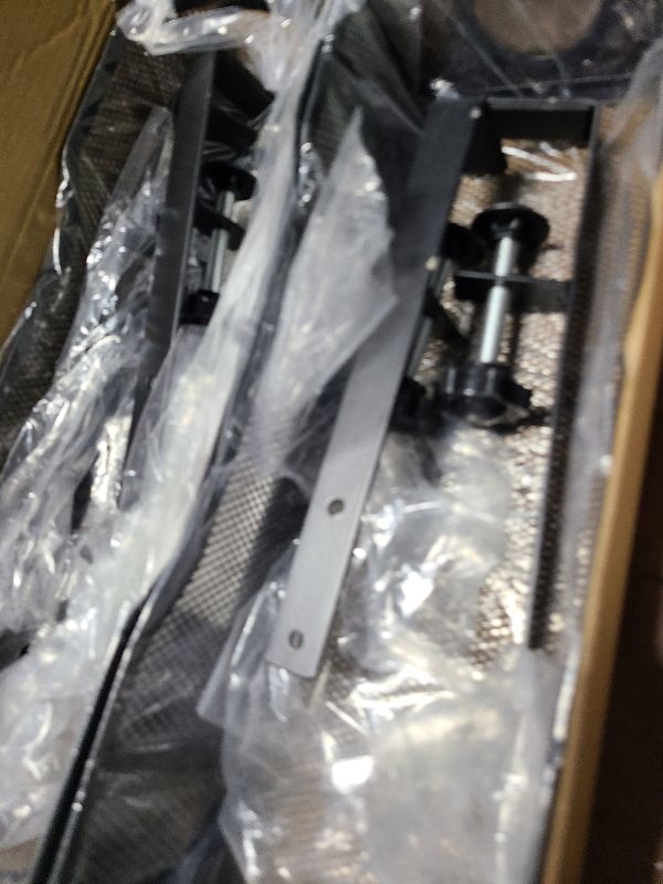 Photo 1 of 2 Pack Under Desk Cable Management Box Black, Cinati 26.8" Wire Organizers No Drill, Cord Organization Tray with Clamp for Office, Home - No Damage to Desk