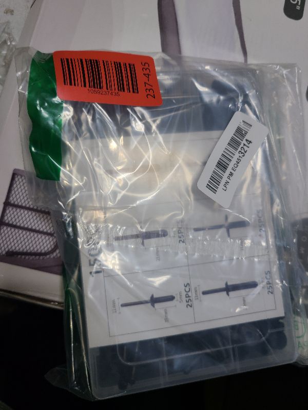 Photo 1 of 150Pcs Plastic Rivet Clip,Automotive Universal Nylon Pop Rivet Assortment,6 Most Popular Sizes Black Nylon Universal Rivet Kit,Replacement for GM Ford Chrysler VW,Nylon Fastener