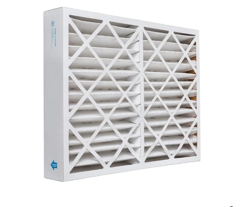 Photo 1 of 20x25x4 MERV 11 - 6 Count - Pleated HVAC, Furnace & Air Conditioner Filters - Removes Dust, Cold & Flu Germs, Lint, Mold, Pet Dander, Allergy-Causing Pollen, Smog & Smoke