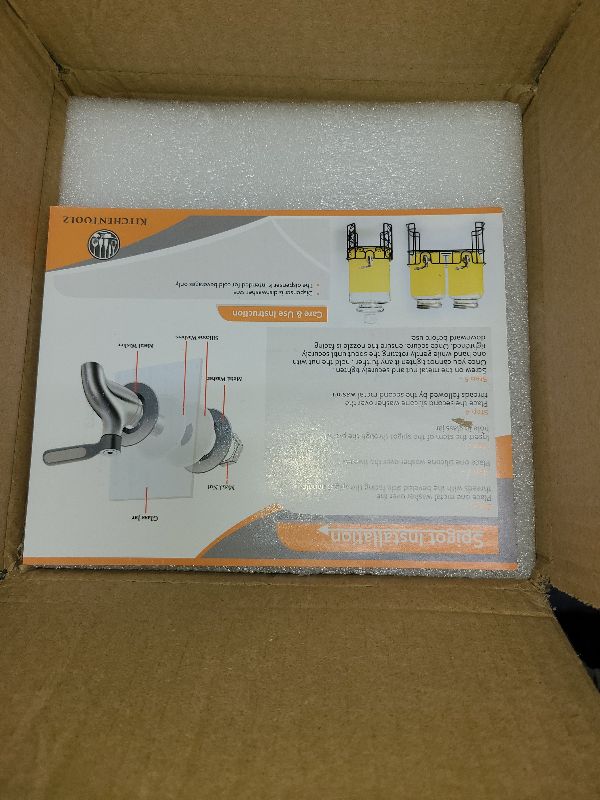 Photo 1 of 2 Gallon Glass Drink Dispenser with Spout for Parties - Tall Airtight Mason Style Beverage Serveware Stand with Metal Spigot for Kombucha, Water, Juice, Punch, Cocktails, Ice Tea & Sun Tea